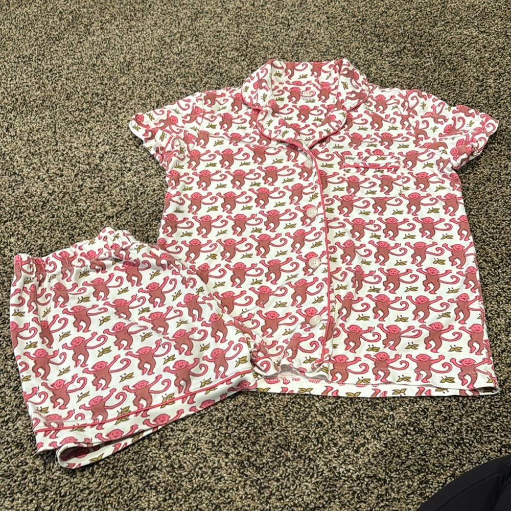 Roller Rabbit pink Monkey xs